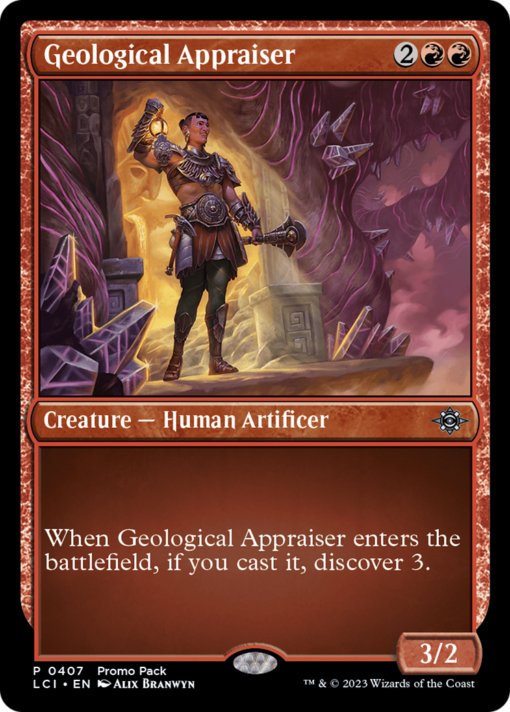 Geological Appraiser [The Lost Caverns of Ixalan Promos] | Chromatic Games