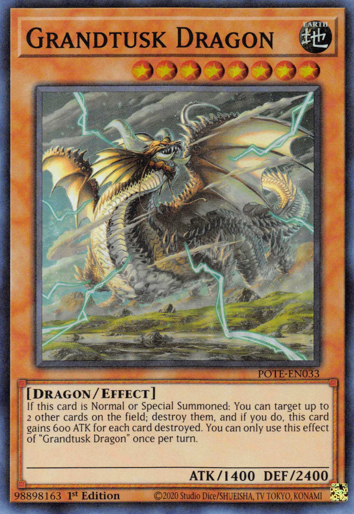 Grandtusk Dragon [POTE-EN033] Super Rare | Chromatic Games