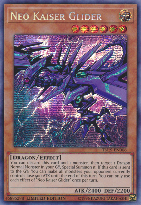 Neo Kaiser Glider [TN19-EN006] Prismatic Secret Rare | Chromatic Games