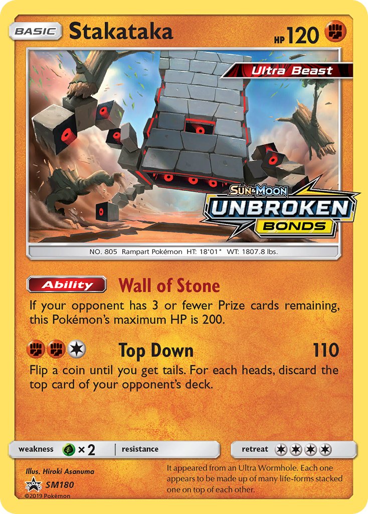 Stakataka (SM180) [Sun & Moon: Black Star Promos] | Chromatic Games