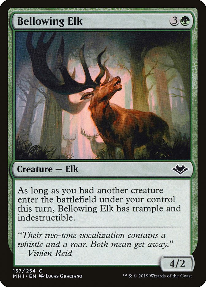 Bellowing Elk [Modern Horizons] | Chromatic Games