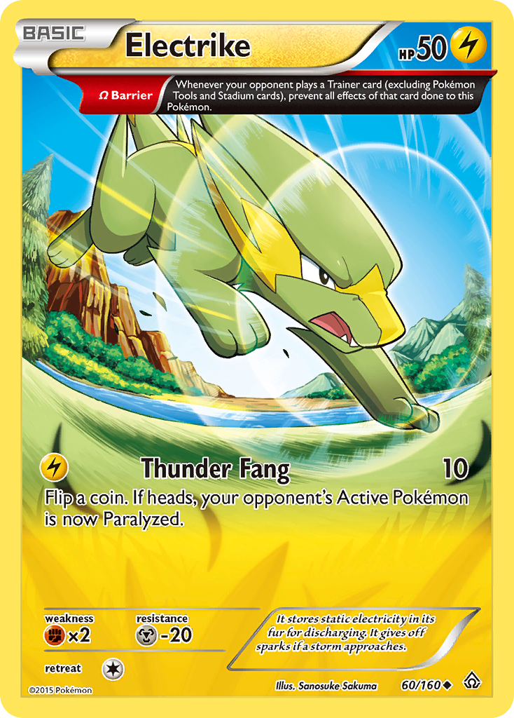 Electrike (60/160) [XY: Primal Clash] | Chromatic Games