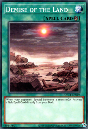 Demise of the Land [OP14-EN019] Common | Chromatic Games