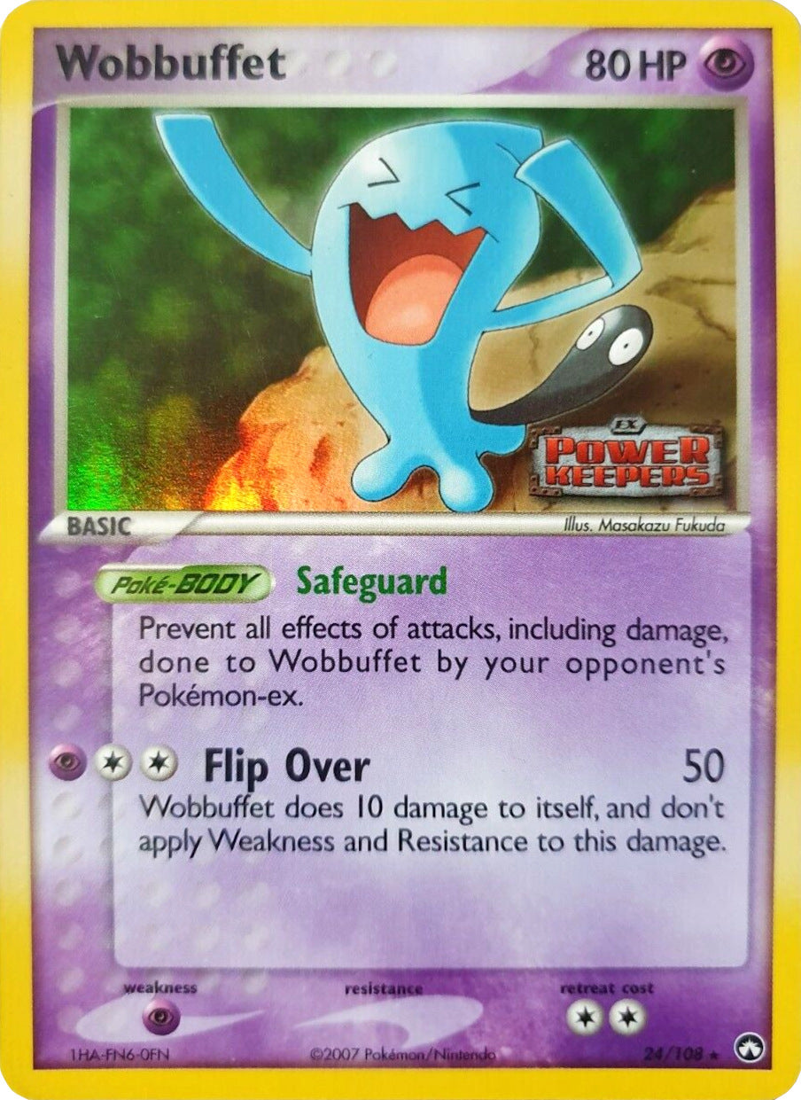 Wobbuffet (24/108) (Stamped) [EX: Power Keepers] | Chromatic Games