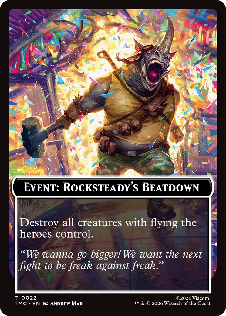 Event: Rocksteady's Beatdown [Teenage Mutant Ninja Turtles Commander Tokens] | Chromatic Games