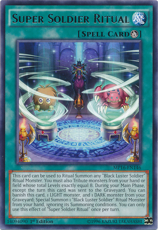 Super Soldier Ritual [MP16-EN146] Rare | Chromatic Games