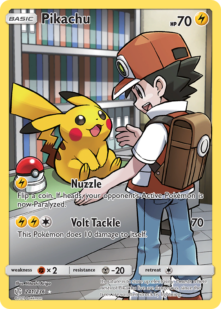 Pikachu (241/236) [Sun & Moon: Cosmic Eclipse] | Chromatic Games