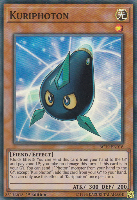 Kuriphoton [AC19-EN016] Super Rare | Chromatic Games