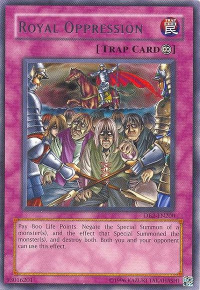Royal Oppression [DB2-EN200] Rare | Chromatic Games
