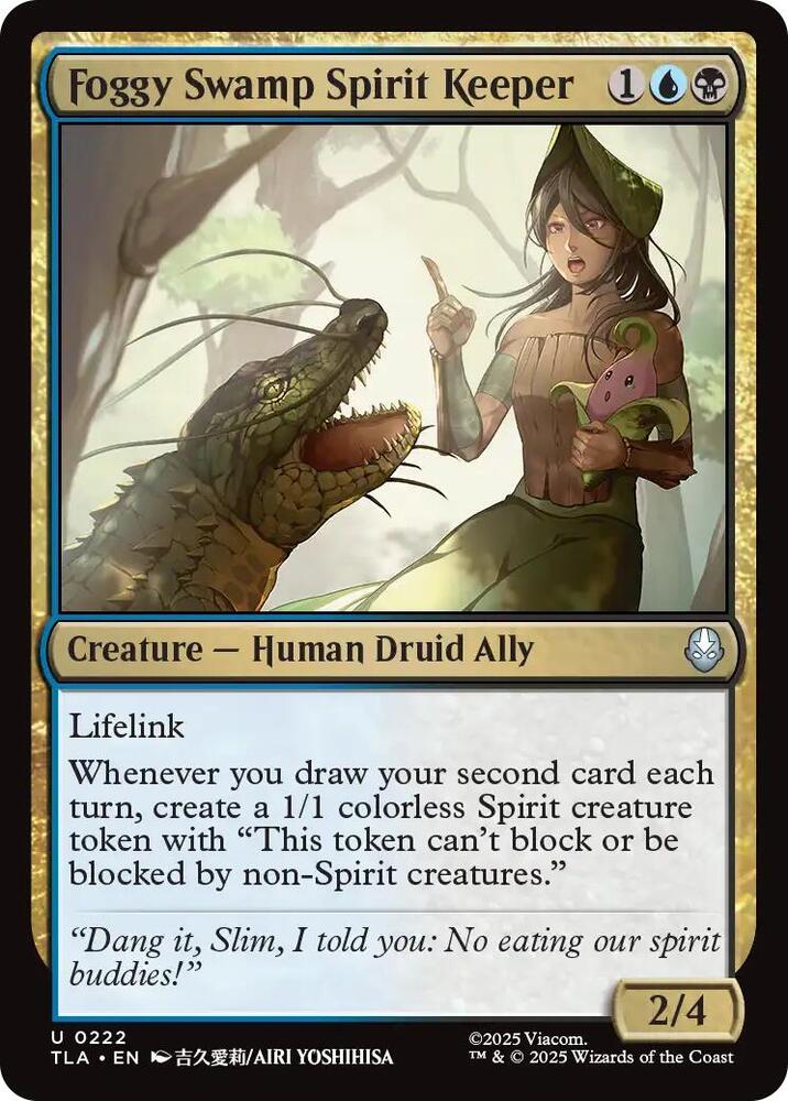 Foggy Swamp Spirit Keeper 222/286 (Avatar: The Last Airbender)  | Chromatic Games