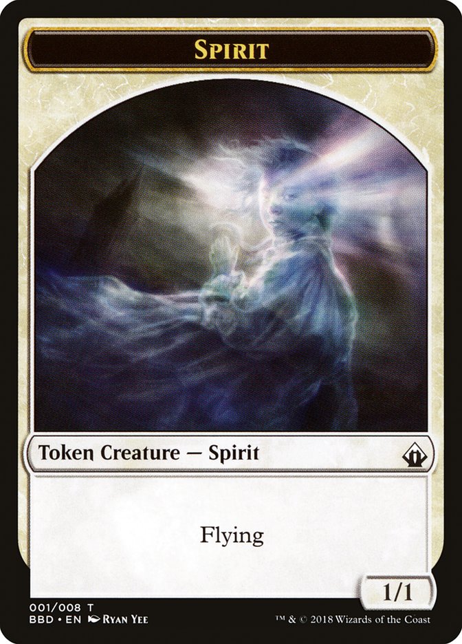 Spirit Token [Battlebond Tokens] | Chromatic Games