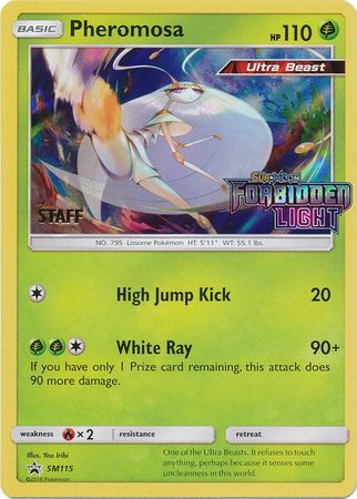 Pheromosa (SM115) (Staff Prerelease Promo) [Sun & Moon: Black Star Promos] | Chromatic Games