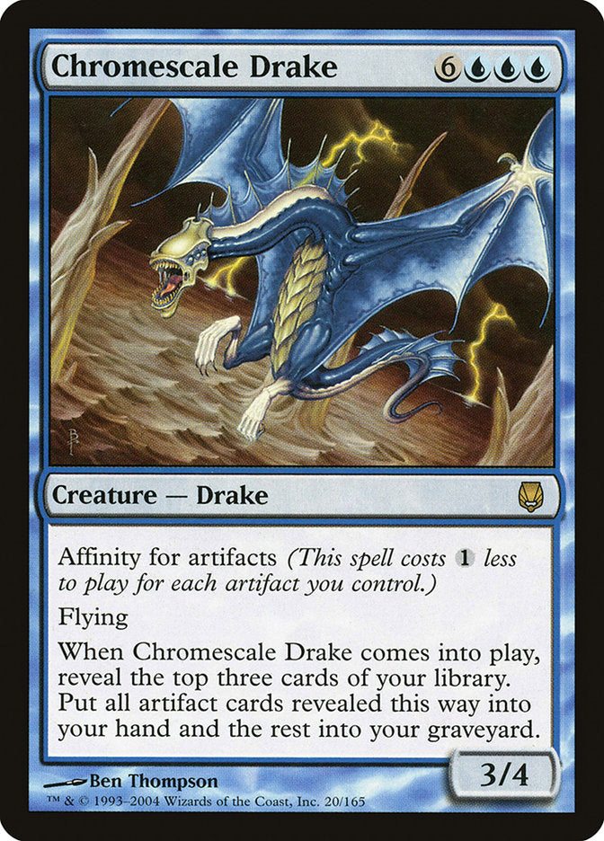 Chromescale Drake 20/165 (Darksteel)  | Chromatic Games