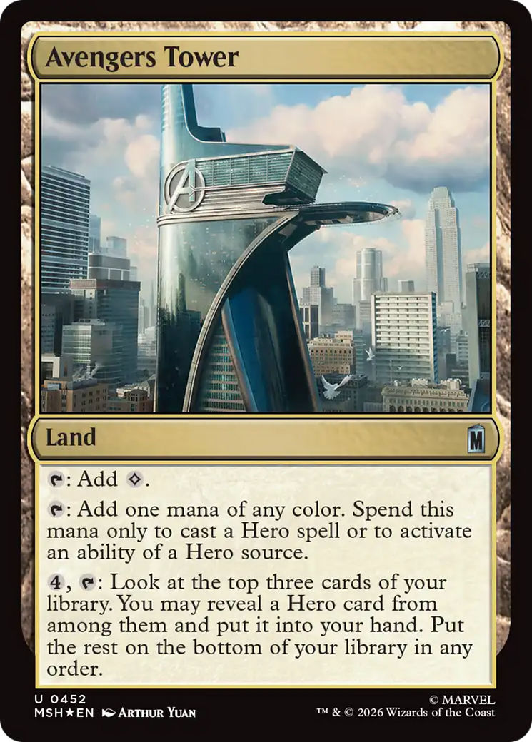 Avengers Tower (Surge Foil) [Marvel Super Heroes] | Chromatic Games