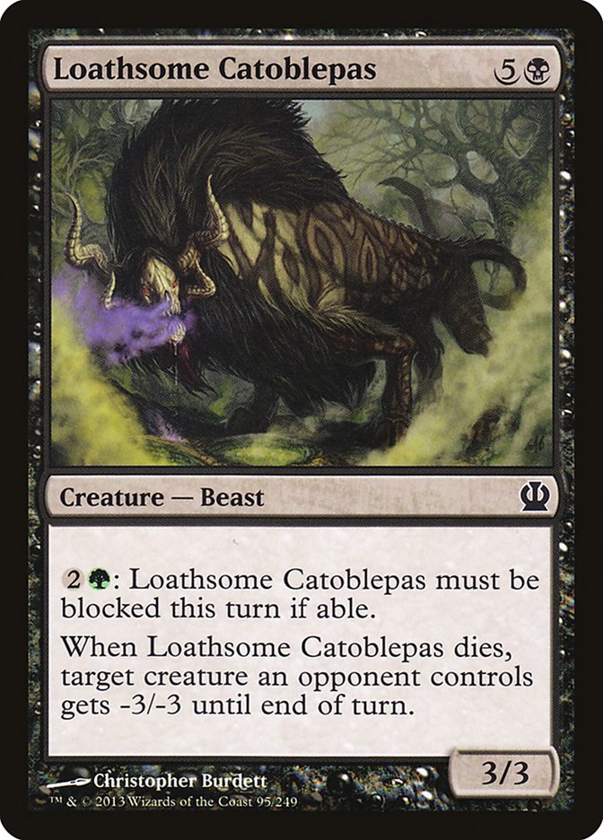 Loathsome Catoblepas 95/249 (Theros)  | Chromatic Games