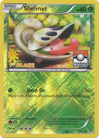 Shelmet (8/111) (League Promo 1st Place) [XY: Furious Fists] | Chromatic Games