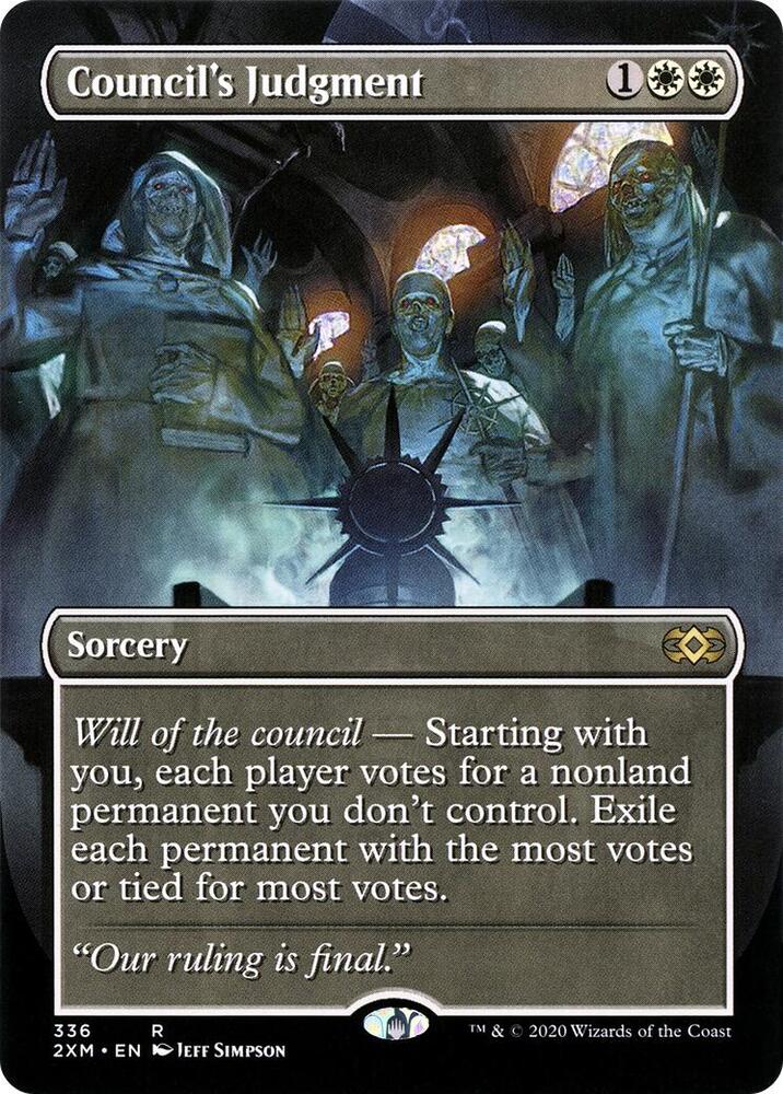 Council's Judgment 336 (Double Masters)  - Borderless | Chromatic Games