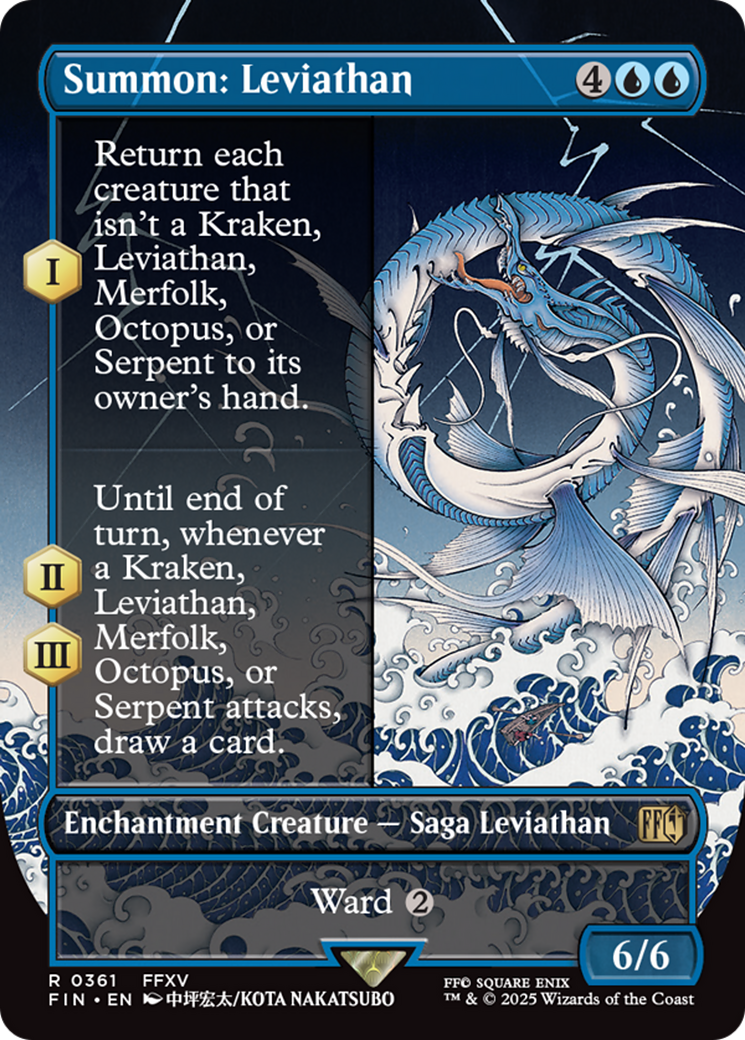 Summon: Leviathan (Borderless) [FINAL FANTASY] | Chromatic Games