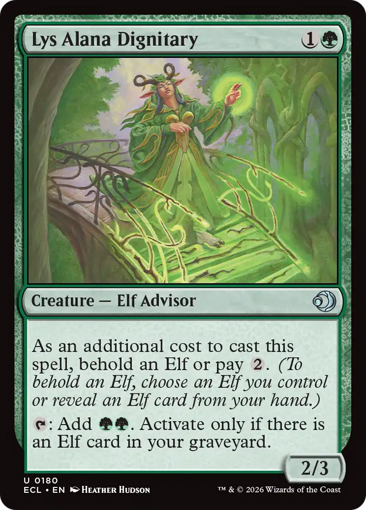 Lys Alana Dignitary [Lorwyn Eclipsed] | Chromatic Games