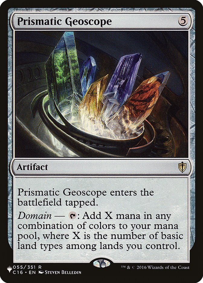 Prismatic Geoscope [The List] | Chromatic Games