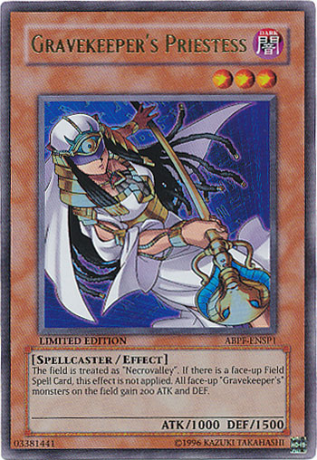 Gravekeeper's Priestess [ABPF-ENSP1] Ultra Rare | Chromatic Games