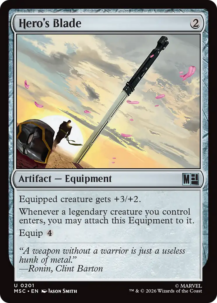 Hero's Blade [Marvel Super Heroes Commander] | Chromatic Games