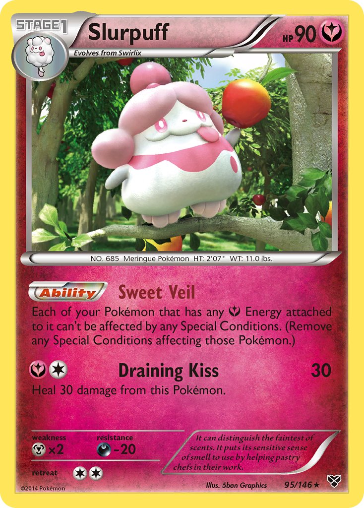 Slurpuff (95/146) (Theme Deck Exclusive) [XY: Base Set] | Chromatic Games