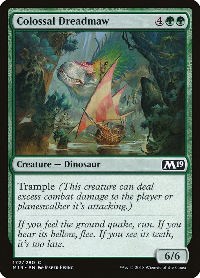 Colossal Dreadmaw 172 (Core Set 2019)  | Chromatic Games