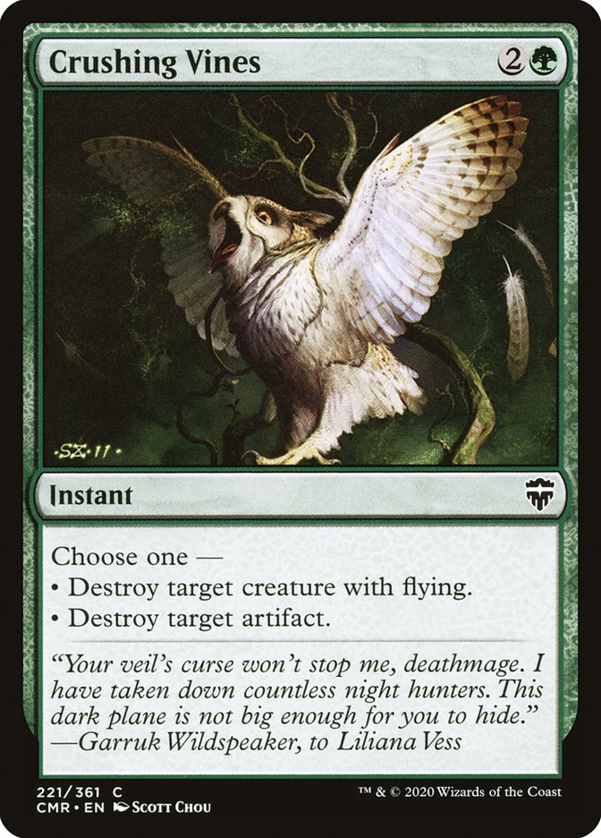 Crushing Vines 221 (Commander Legends)  - Foil | Chromatic Games