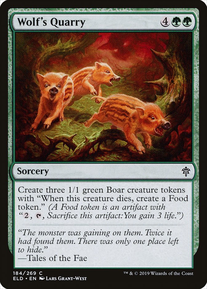 Wolf's Quarry 184/269 (Throne of Eldraine)  - Foil | Chromatic Games
