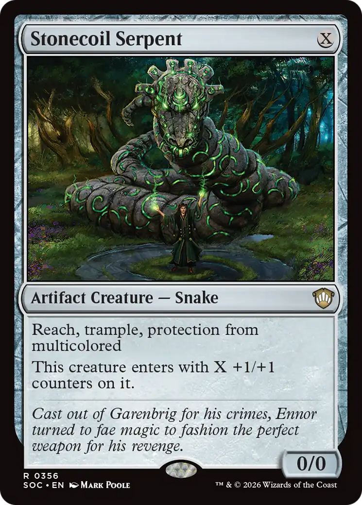 Stonecoil Serpent [Secrets of Strixhaven Commander] | Chromatic Games