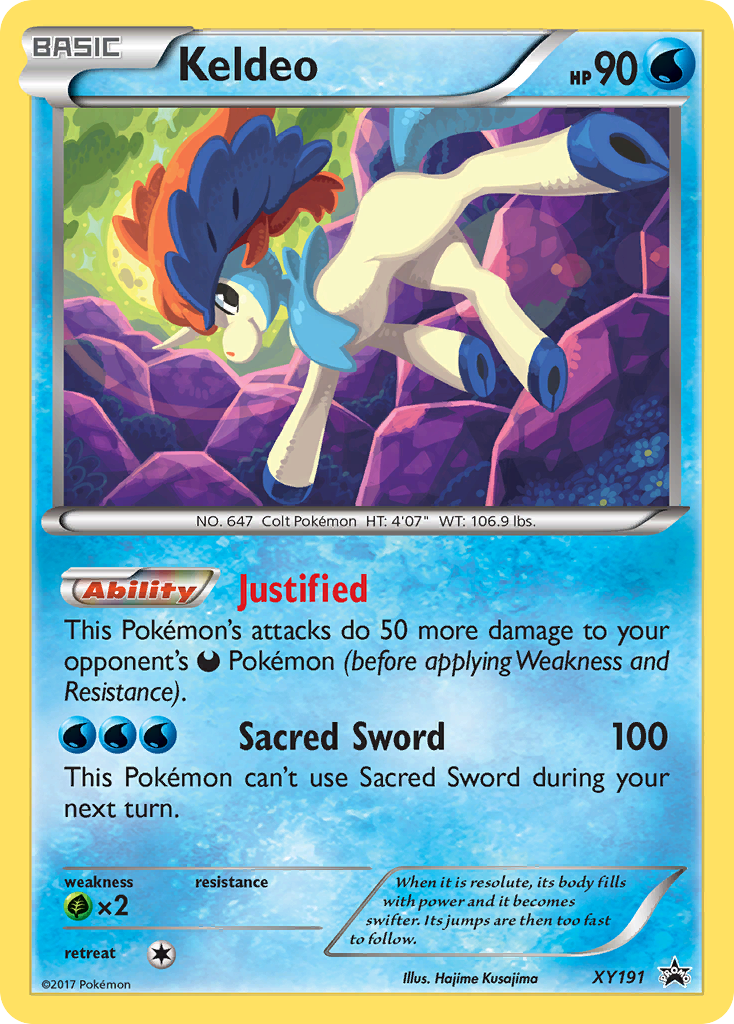 Keldeo (XY191) [XY: Black Star Promos] | Chromatic Games