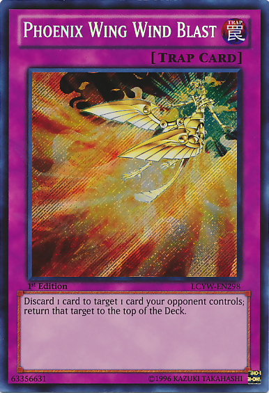 Phoenix Wing Wind Blast [LCYW-EN298] Secret Rare | Chromatic Games