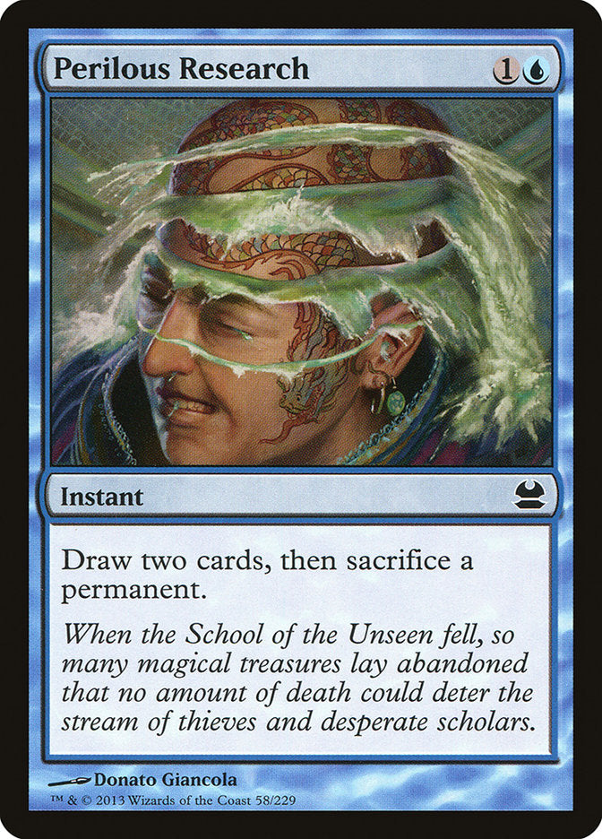 Perilous Research 58/229 (Modern Masters)  | Chromatic Games