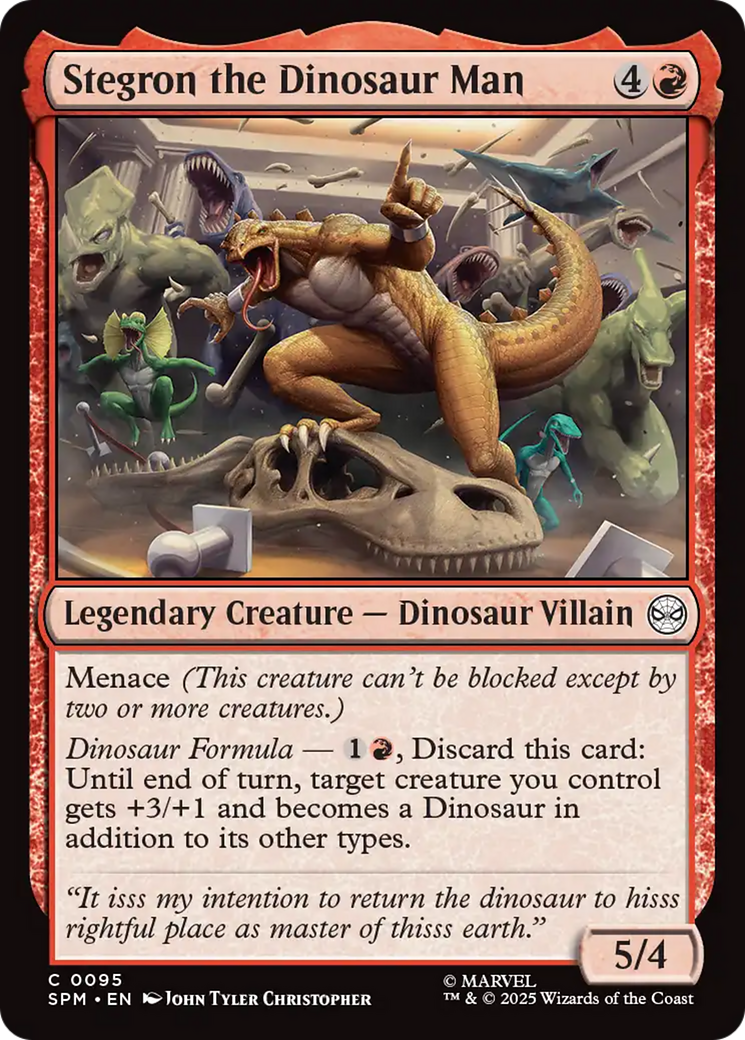 Stegron the Dinosaur Man [Marvel's Spider-Man] | Chromatic Games