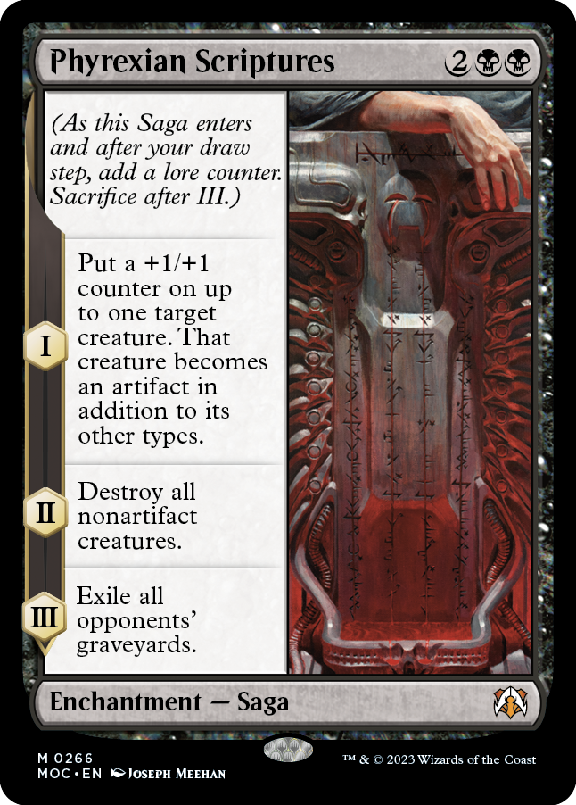 Phyrexian Scriptures [March of the Machine Commander] | Chromatic Games