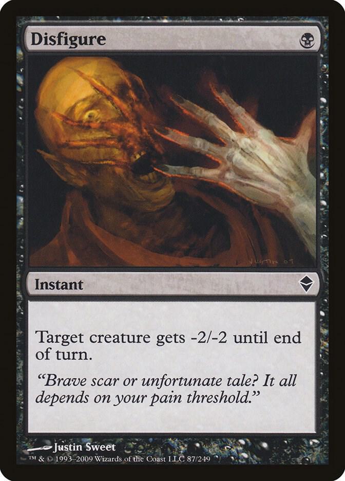 Disfigure 87/249 (Zendikar)  | Chromatic Games