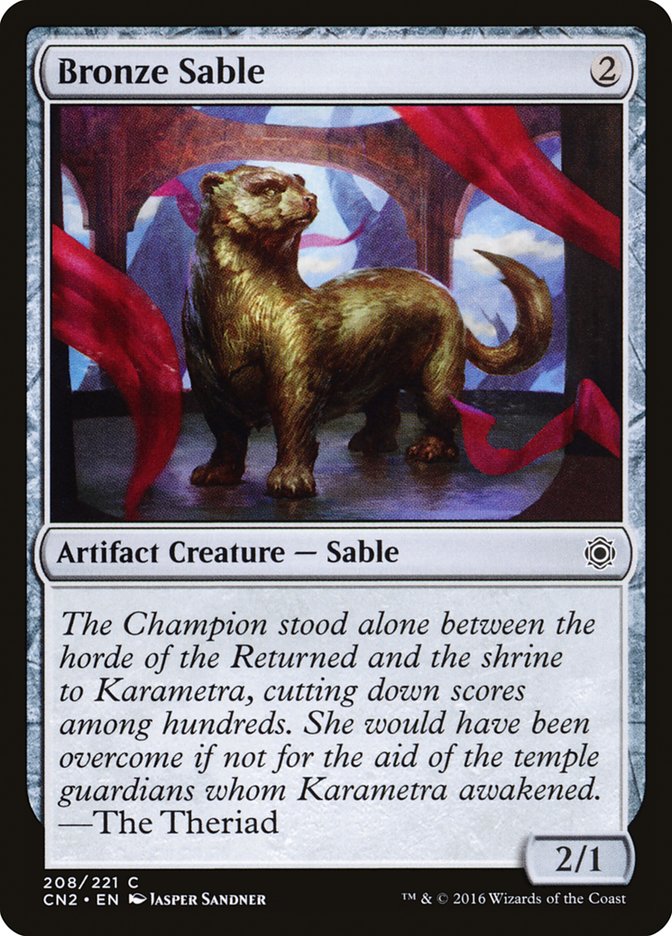 Bronze Sable 208/221 (Conspiracy: Take the Crown)  | Chromatic Games