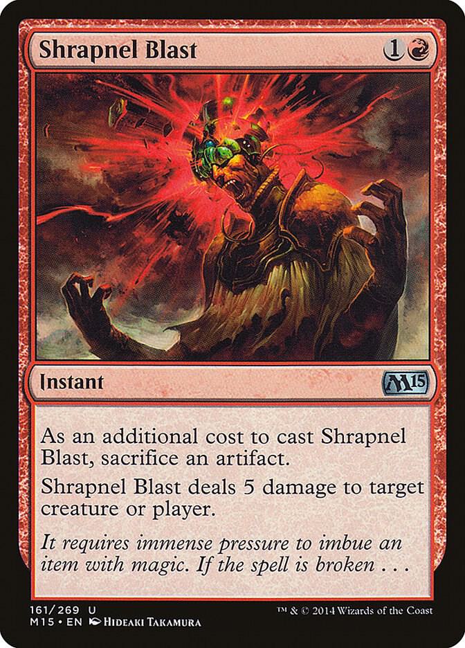 Shrapnel Blast 161/269 (Magic 2015 (M15))  | Chromatic Games