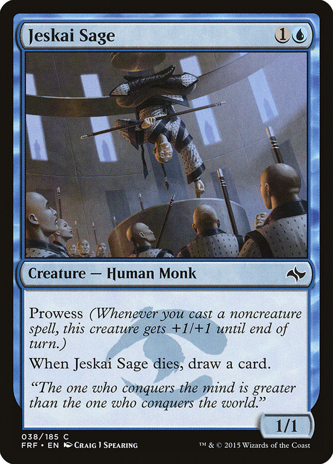 Jeskai Sage 38/185 (Fate Reforged)  | Chromatic Games