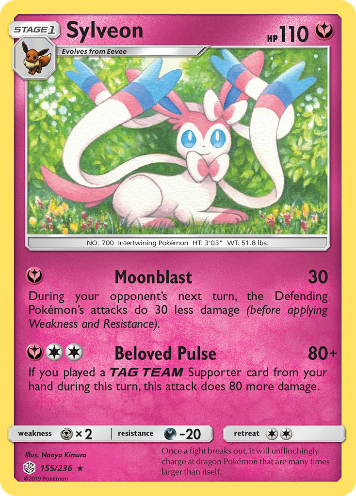 Sylveon (155/236) [Sun & Moon: Cosmic Eclipse] | Chromatic Games