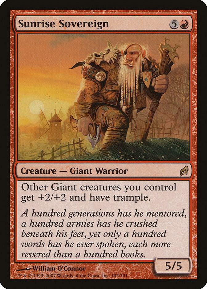 Sunrise Sovereign 192/301 (Lorwyn)  - Foil | Chromatic Games