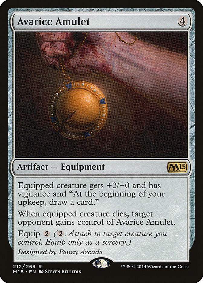 Avarice Amulet 212/269 (Magic 2015 (M15))  | Chromatic Games