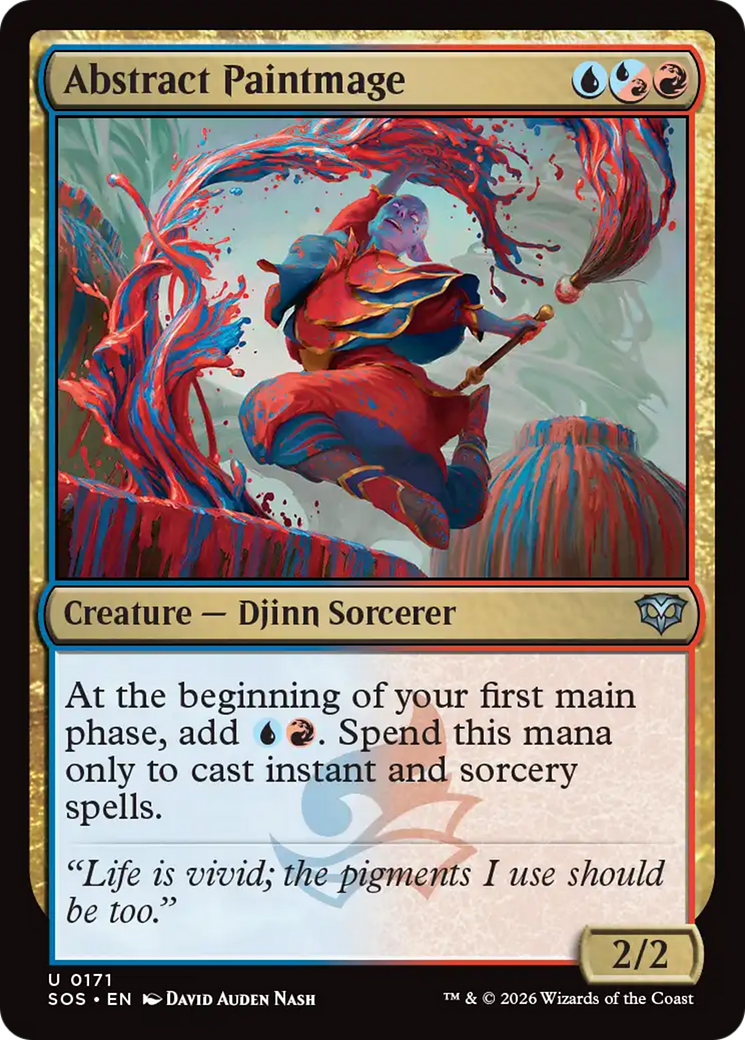 Abstract Paintmage [Secrets of Strixhaven] | Chromatic Games