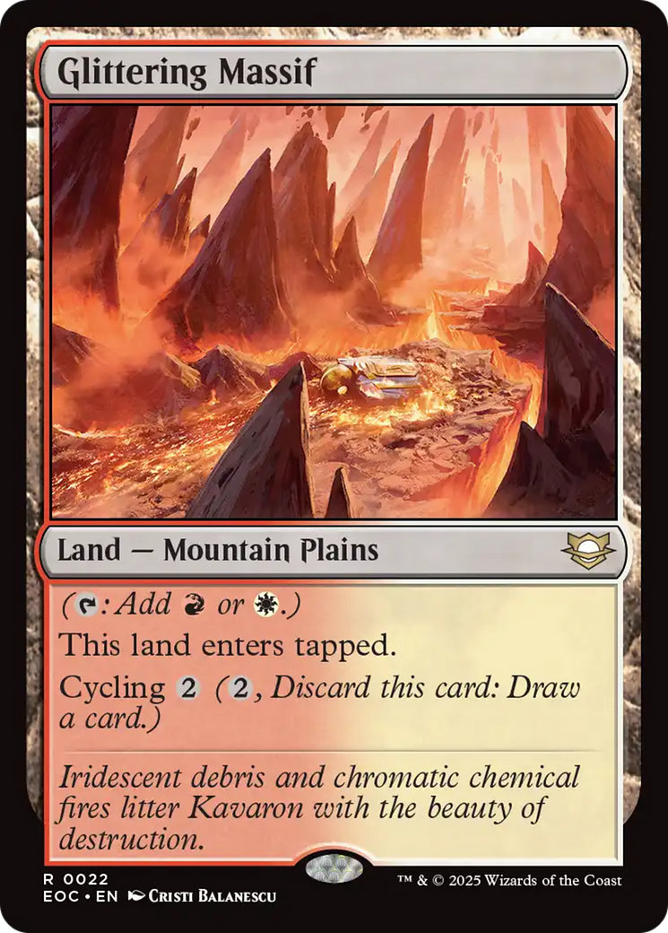 Glittering Massif [Edge of Eternities Commander] | Chromatic Games