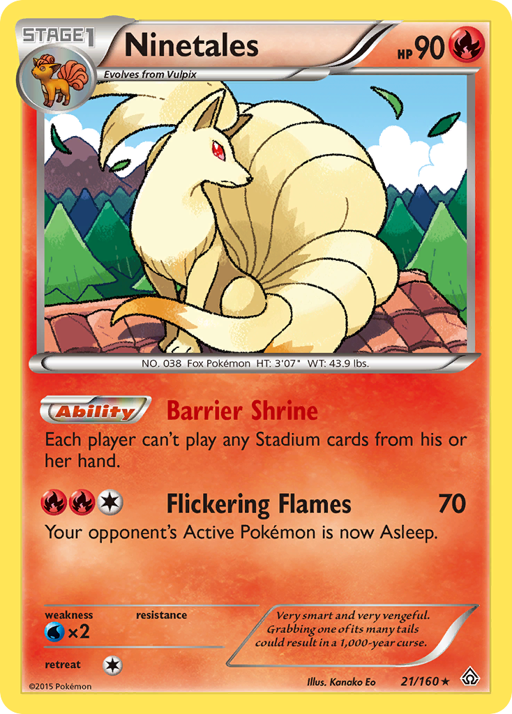 Ninetales (21/160) [XY: Primal Clash] | Chromatic Games