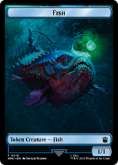 Fish // Food (0026) Double-Sided Token [Doctor Who Tokens] | Chromatic Games