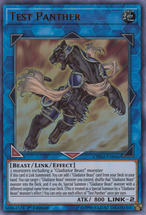 Test Panther [CHIM-EN046] Ultra Rare | Chromatic Games