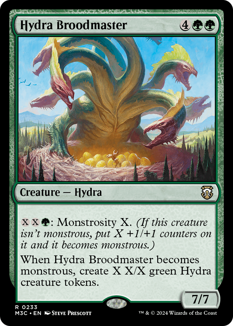 Hydra Broodmaster (Ripple Foil) [Modern Horizons 3 Commander] | Chromatic Games