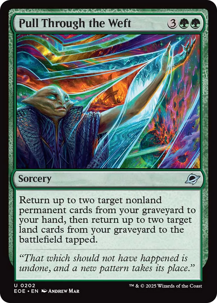 Pull Through the Weft [Edge of Eternities] | Chromatic Games